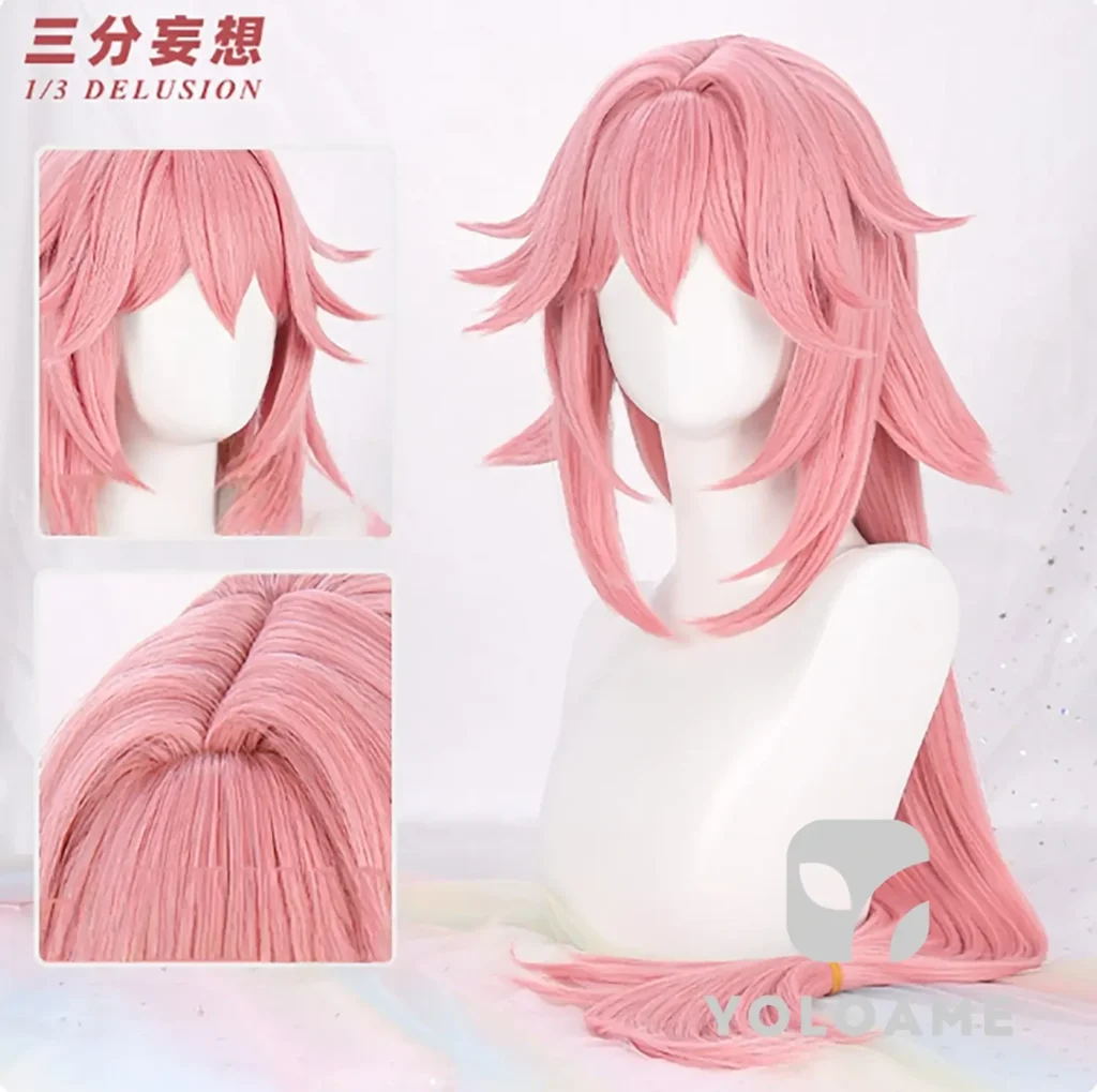【三分妄想】原神 八重神子 コスプレ衣装 | 公式正規品 1/3Delusion ウィッグ　wig