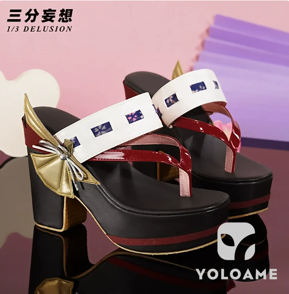 【三分妄想】原神 八重神子 コスプレ衣装 | 公式正規品 1/3Delusion 靴　shoes