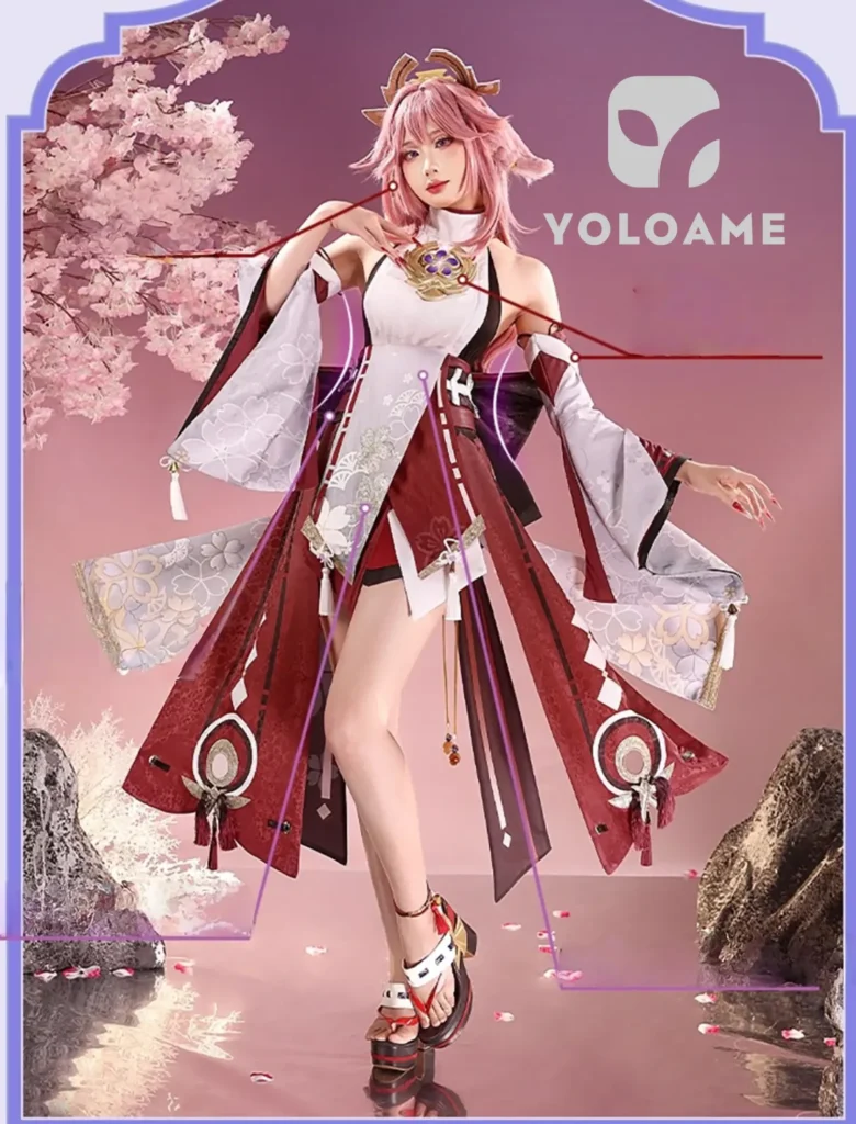 【三分妄想】原神 八重神子 コスプレ衣装 | 公式正規品 1/3Delusion詳細１