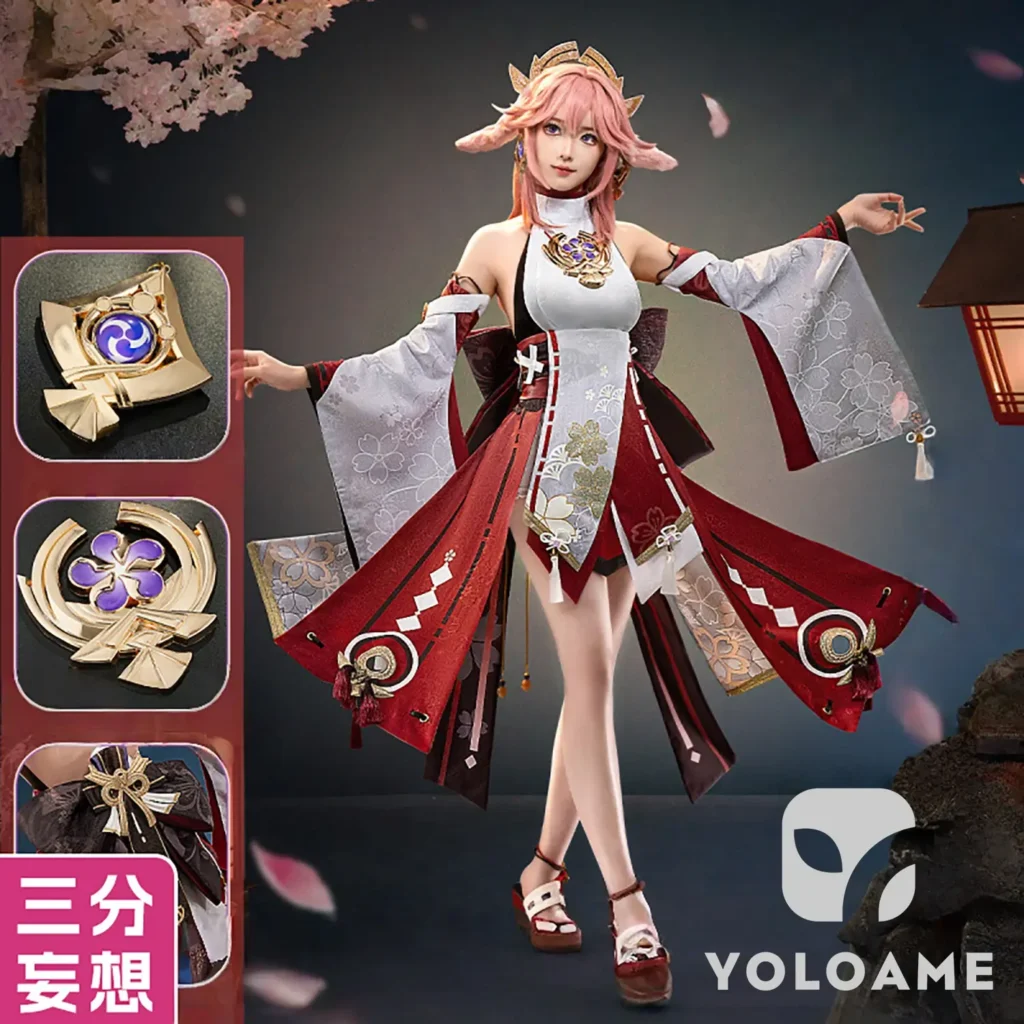 【三分妄想】原神 八重神子 コスプレ衣装 | 公式正規品 1/3Delusion