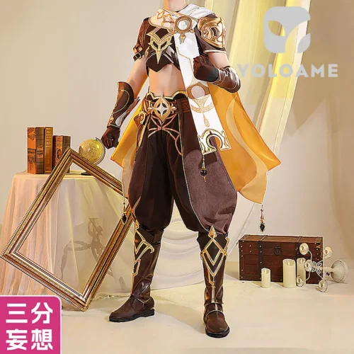 genshin-impact-aether-cosplay-outfit 【三分妄想】原神 空 コスプレ衣装 | 公式正規品 1/3Delusion