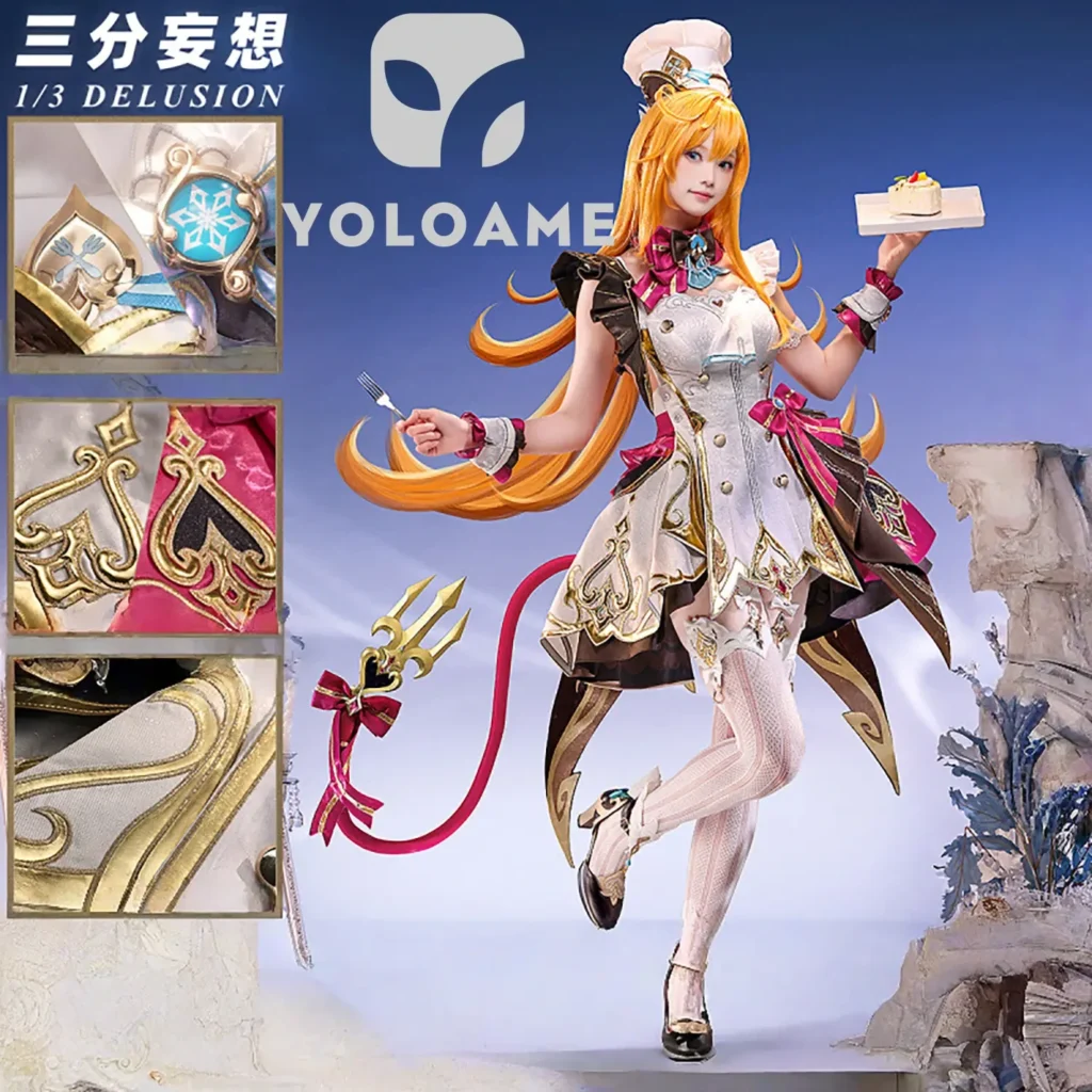 【三分妄想】原神 エスコフィエ コスプレ衣装 | 公式正規品 1/3Delusion