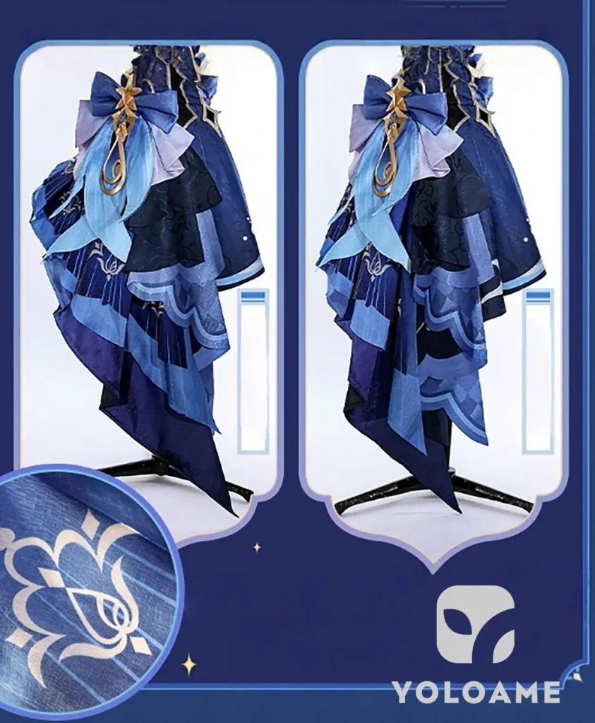 【三分妄想】原神 フリーナ (黒) コスプレ衣装 | 公式正規品 1/3Delusion詳細 3