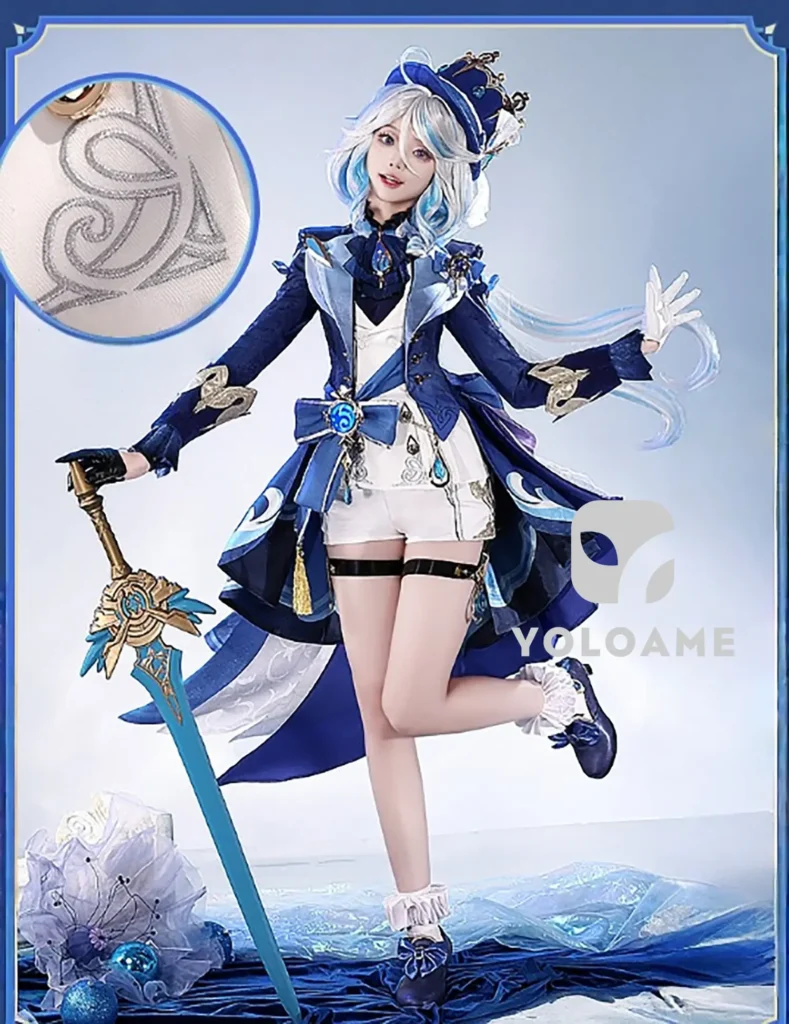 【三分妄想】原神 フリーナ (白) コスプレ衣装 | 公式正規品 1/3Delusion詳細1