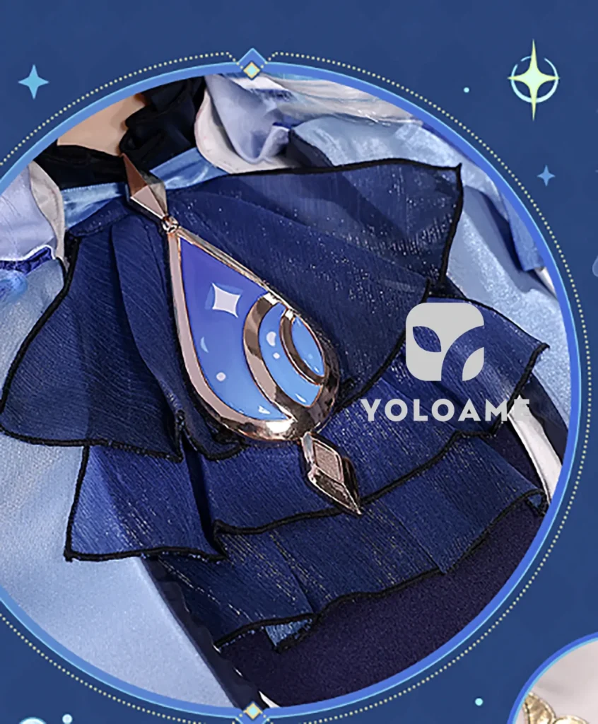 【三分妄想】原神 フリーナ (黒) コスプレ衣装 | 公式正規品 1/3Delusion詳細 5