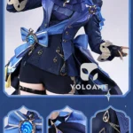 【三分妄想】原神 フリーナ (黒) コスプレ衣装 | 公式正規品 1/3Delusion詳細 6