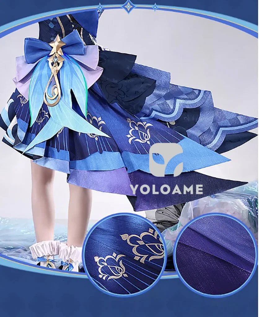 【三分妄想】原神 フリーナ (黒) コスプレ衣装 | 公式正規品 1/3Delusion詳細7