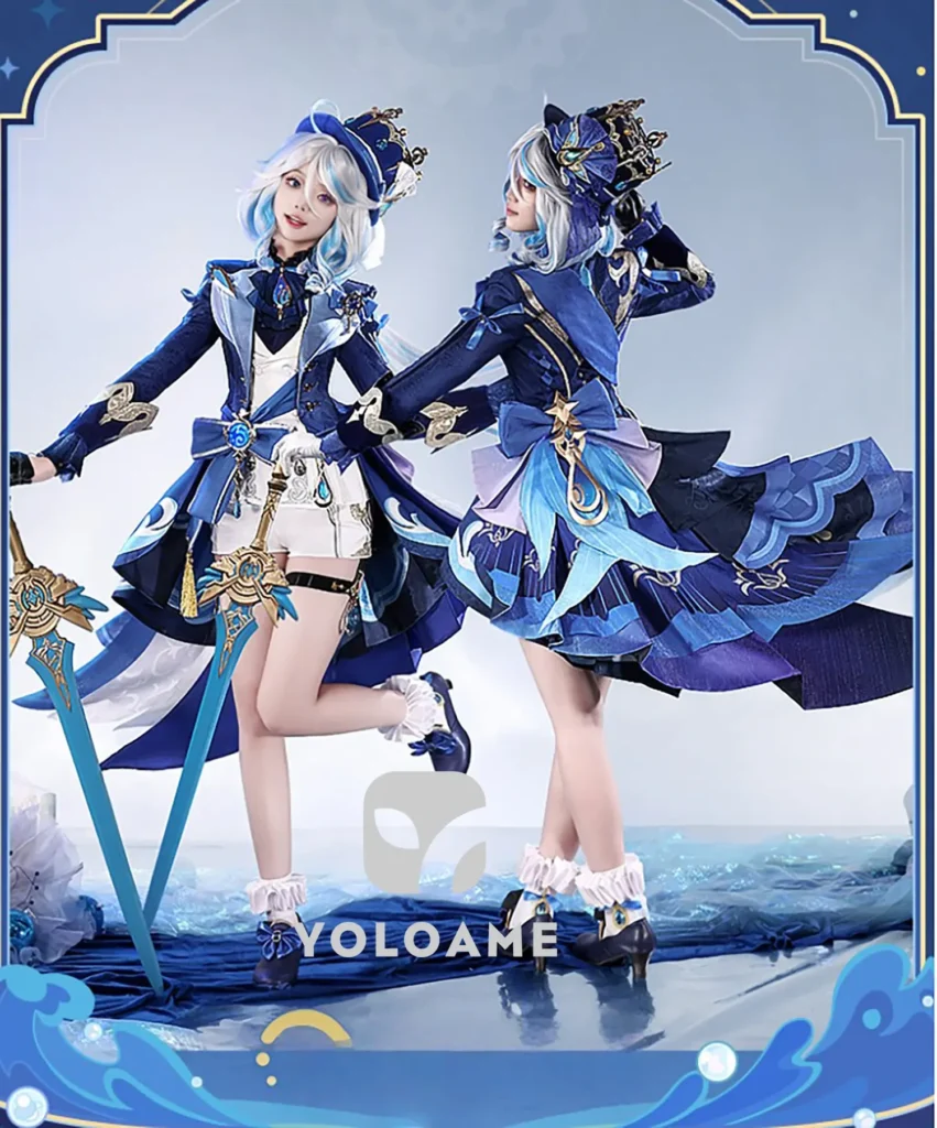 【三分妄想】原神 フリーナ (黒) コスプレ衣装 | 公式正規品 1/3Delusion詳細8