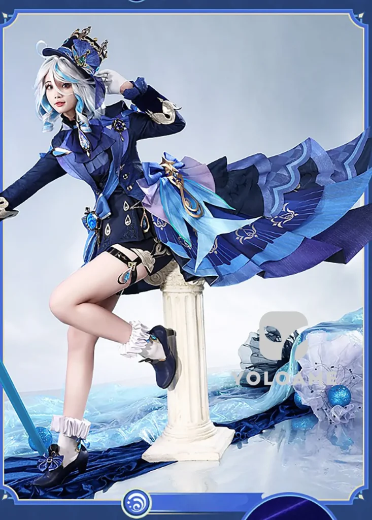 【三分妄想】原神 フリーナ (黒) コスプレ衣装 | 公式正規品 1/3Delusion詳細 1