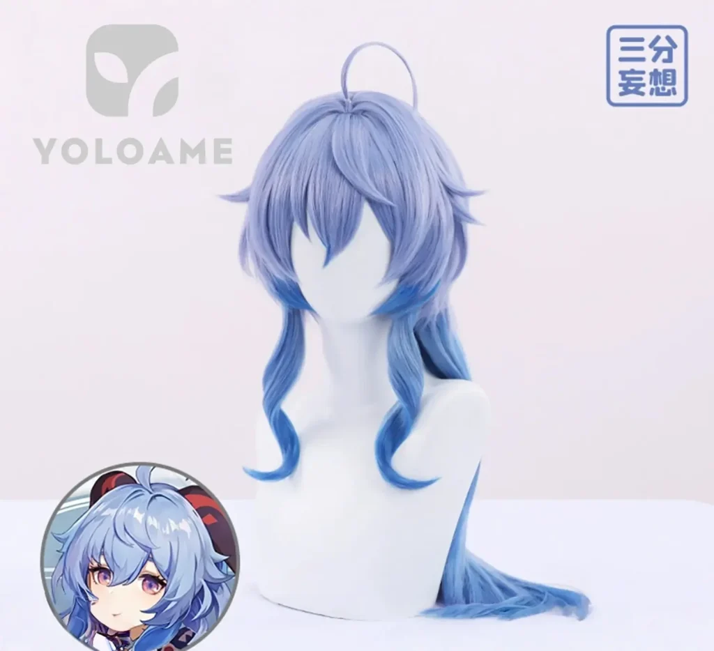【三分妄想】原神 甘雨 コスプレ衣装 | 公式正規品 1/3Delusion ウィッグ wig