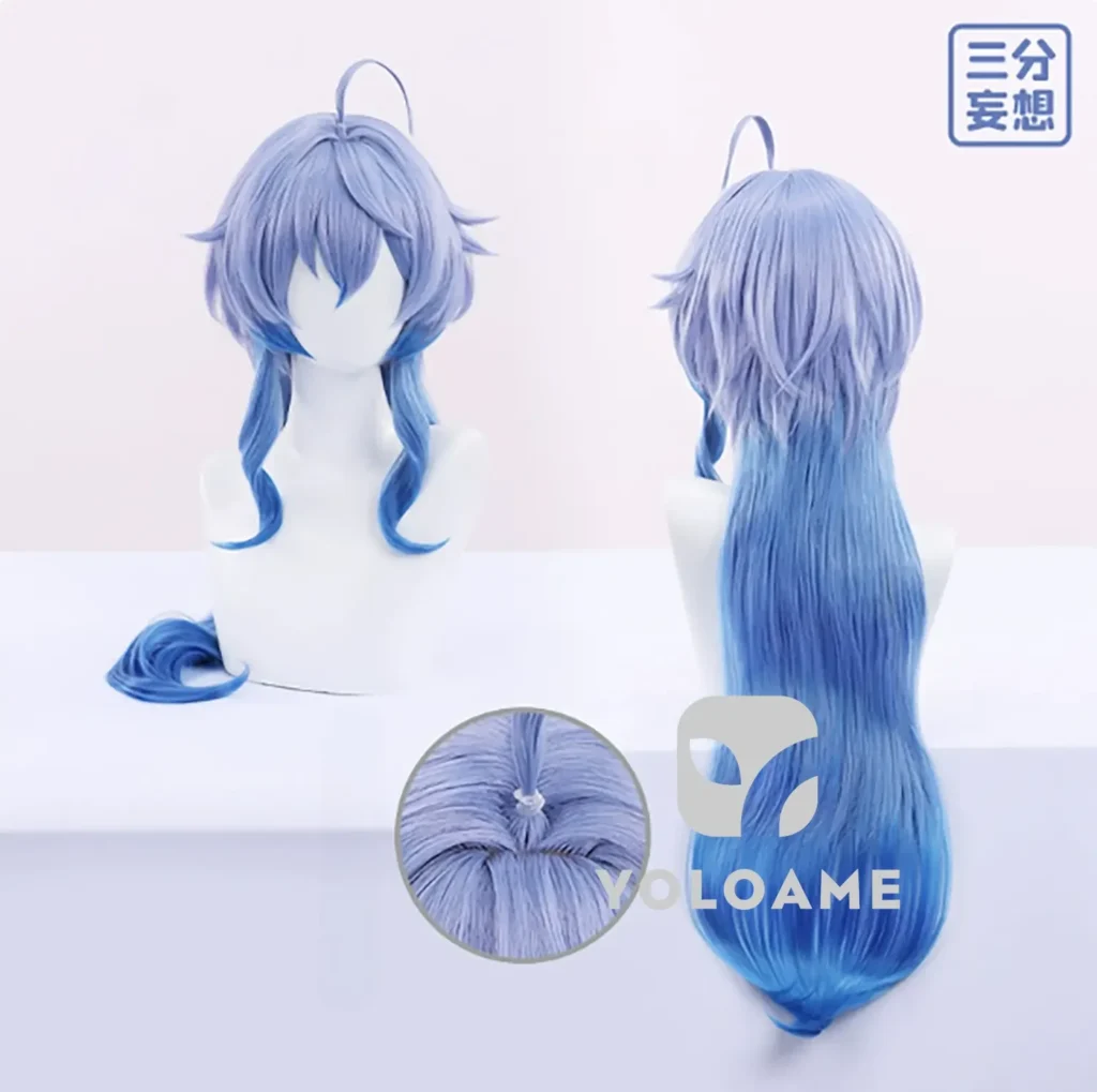 【三分妄想】原神 甘雨 コスプレ衣装 | 公式正規品 1/3Delusion wig ウィッグ