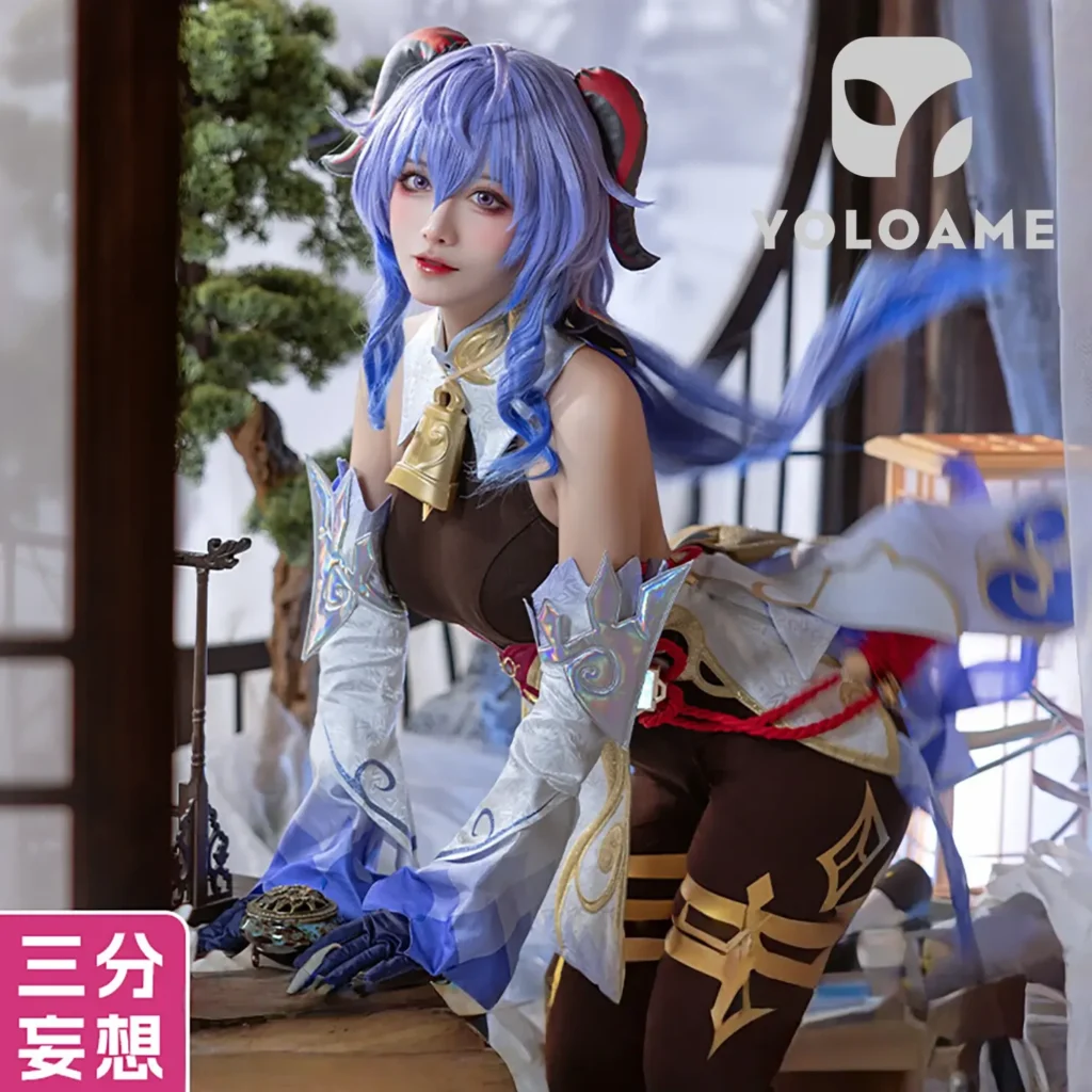【三分妄想】原神 甘雨 コスプレ衣装 Ganyu コスチューム 1/3Delusion