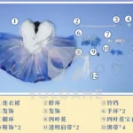 【三分妄想】原神 甘雨 コスプレ衣装 | 公式正規品 1/3Delusion セット set