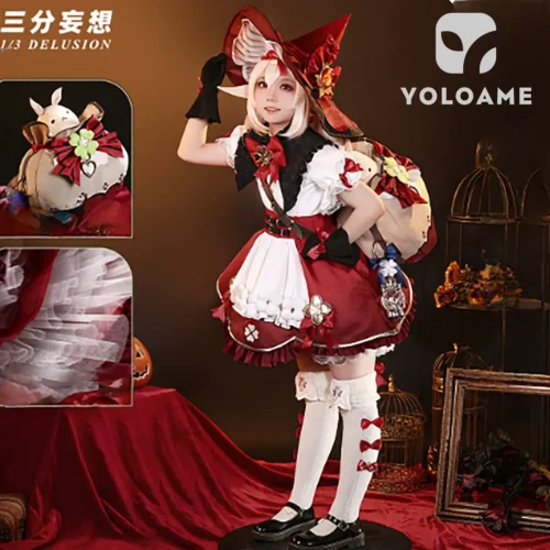 genshin-impact-klee-cosplay-outfit-front 【三分妄想】原神 クレー コスプレ衣装 | 公式正規品 1/3Delusion