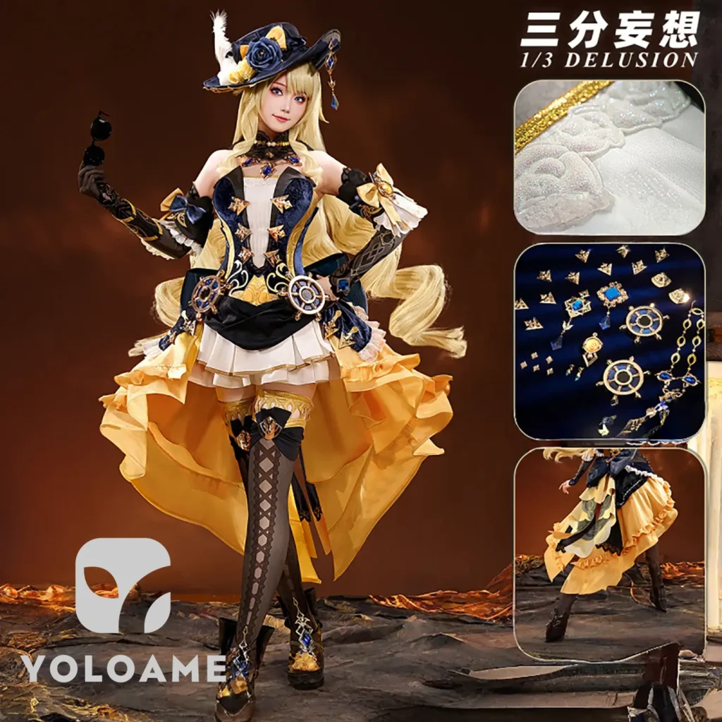 【三分妄想】原神 ナヴィア コスプレ衣装 | 公式正規品 1/3Delusion