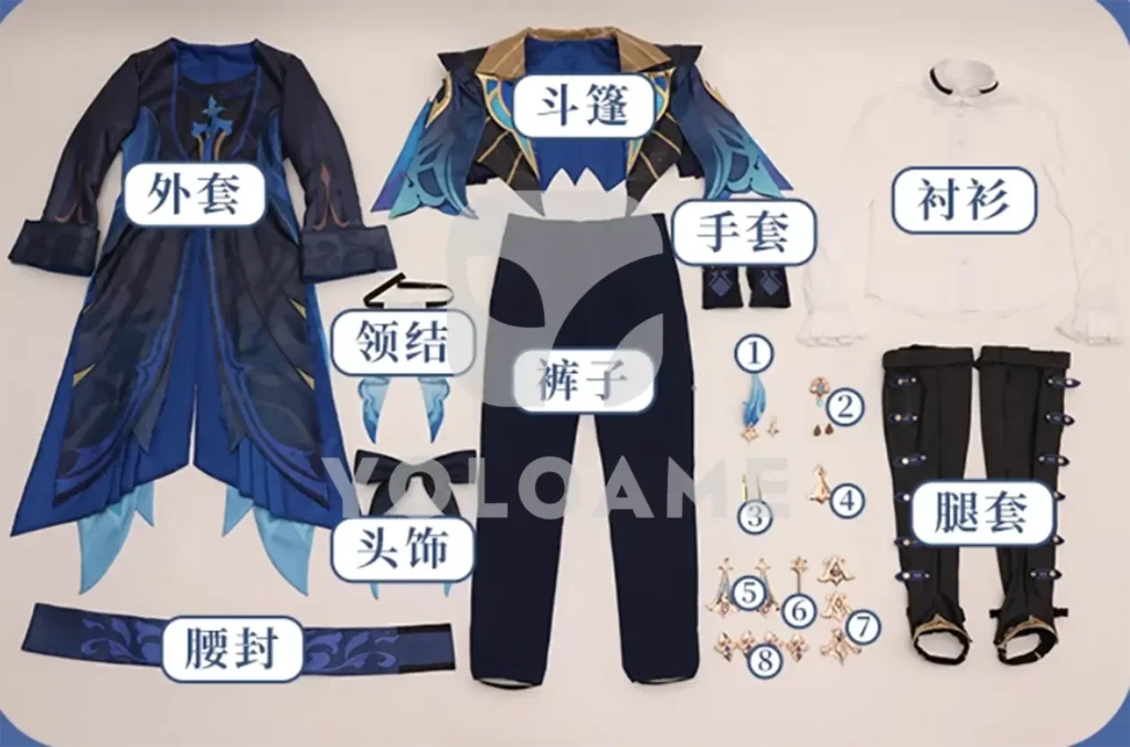 【三分妄想】原神 ネヴィルレット コスプレ衣装 | 公式正規品 1/3Delusion セット set