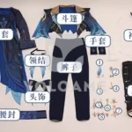 【三分妄想】原神 ネヴィルレット コスプレ衣装 | 公式正規品 1/3Delusion セット set