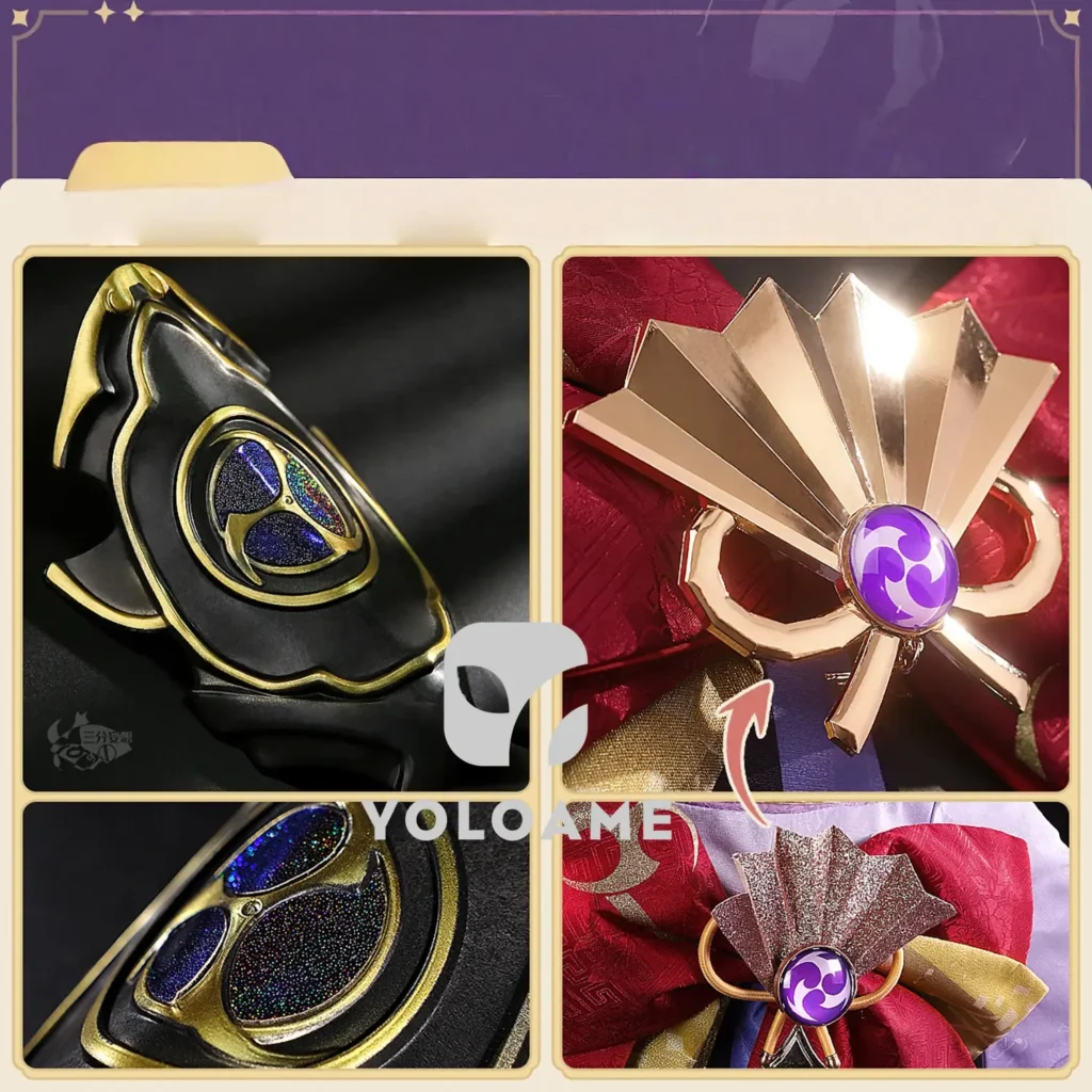 【三分妄想】原神 雷電将軍 (通常衣装) コスプレ衣装 | 公式正規品 1/3Delusion 詳細5