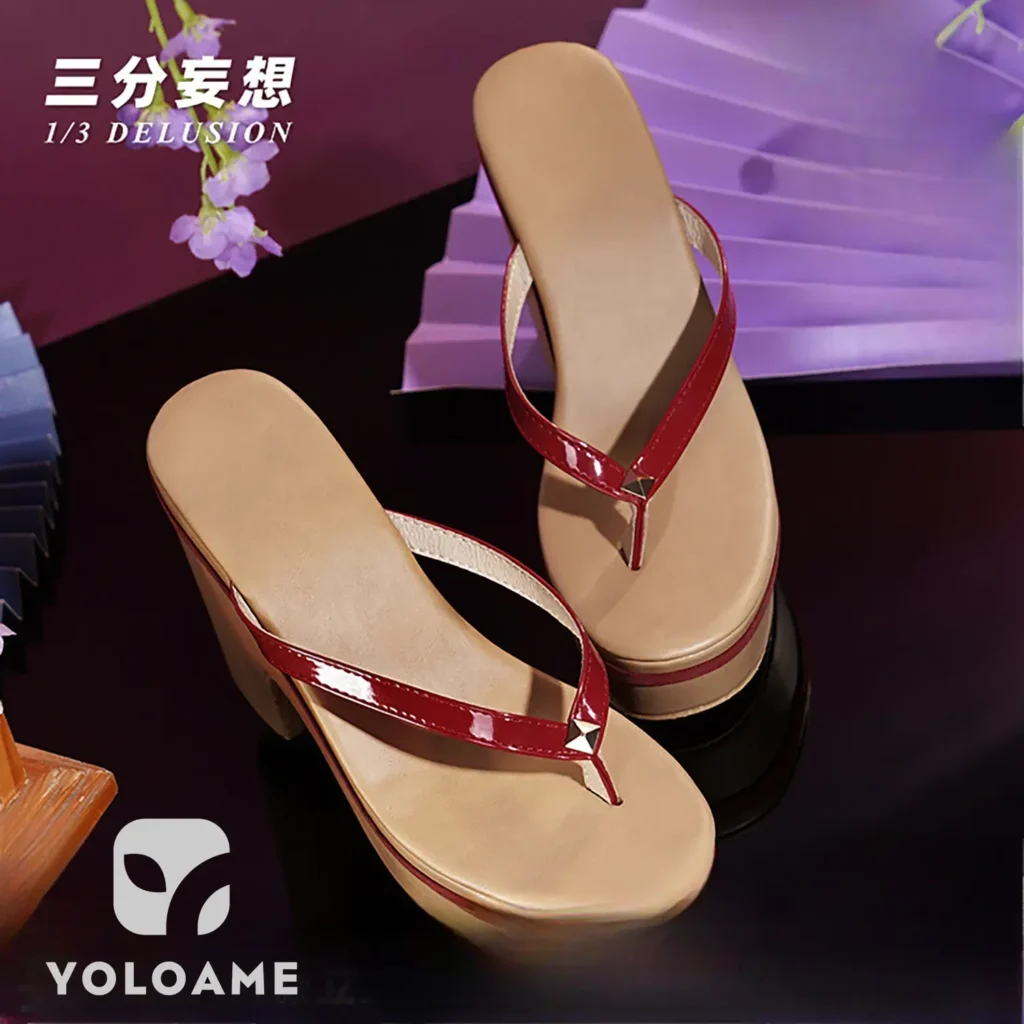 【三分妄想】原神 雷電将軍 (通常衣装) コスプレ衣装 | 公式正規品 1/3Delusion 靴　shoes