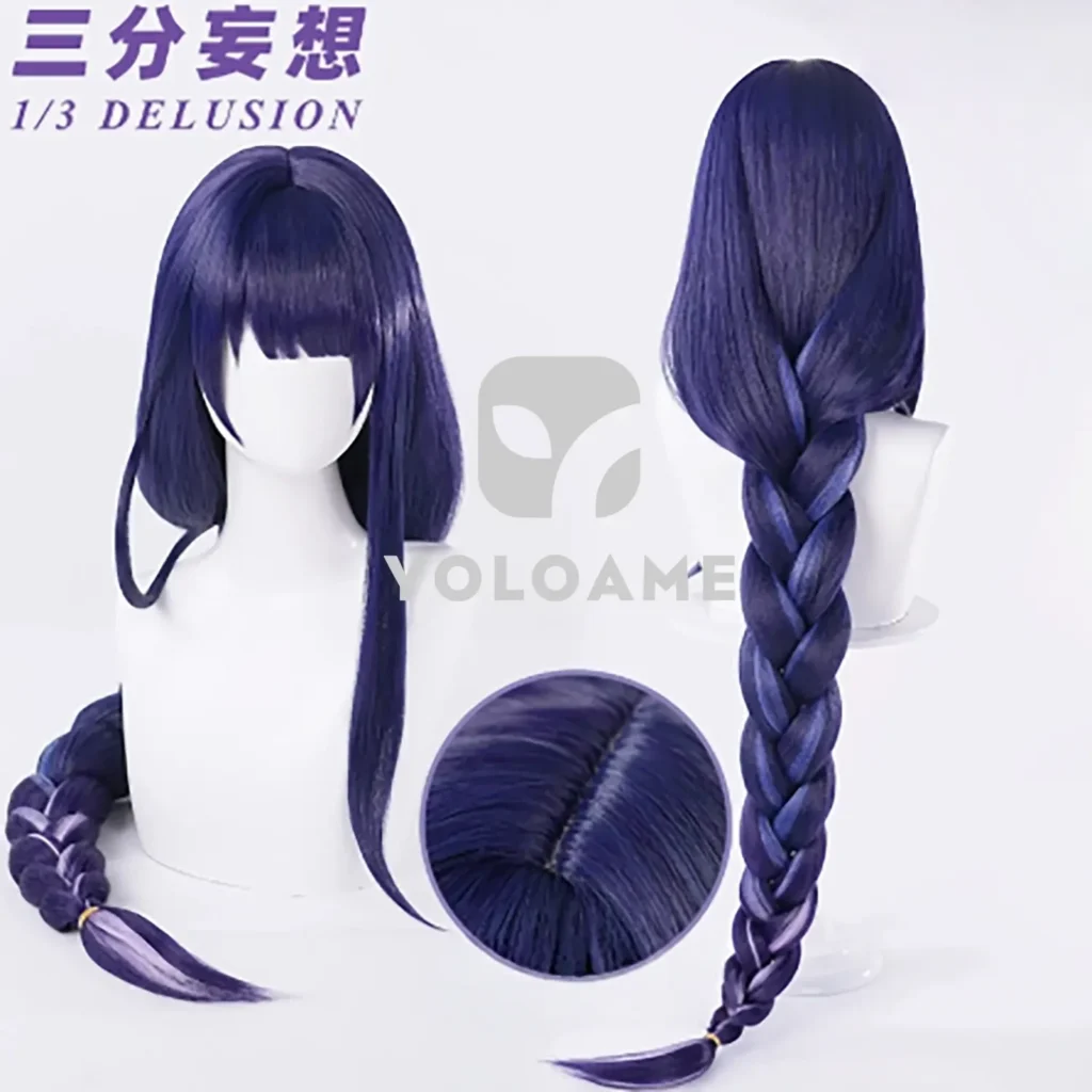 【三分妄想】原神 雷電将軍 (通常衣装) コスプレ衣装 | 公式正規品 1/3Delusion ウィッグ wig