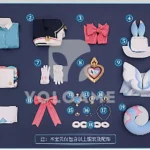 【三分妄想】原神 シグウィン コスプレ衣装 | 公式正規品 1/3Delusion セット set