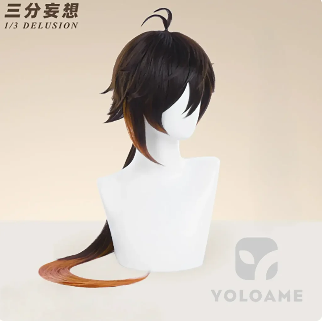 【三分妄想】原神 鍾離 コスプレ衣装 | 公式正規品 1/3Delusion ウィッグ wig