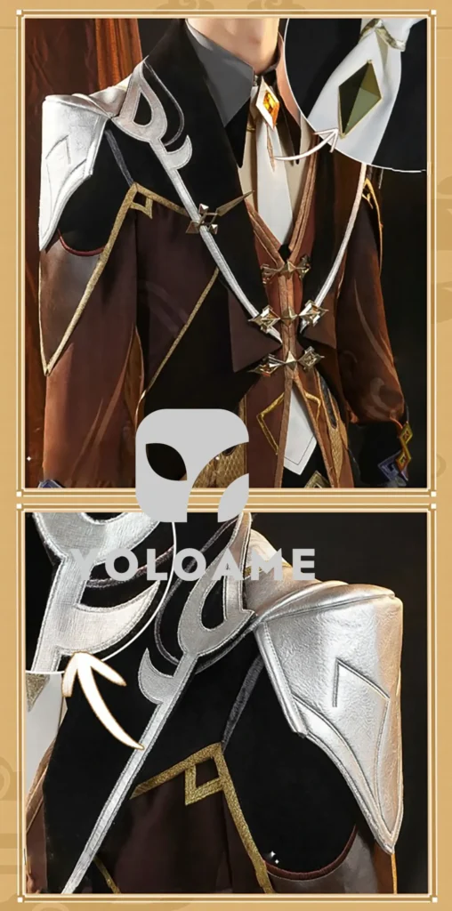 【三分妄想】原神 鍾離 コスプレ衣装 | 公式正規品 1/3Delusion 詳細10