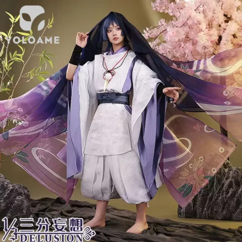 genshin-impact-Balladeer-cosplay-outfit-side 【三分妄想】原神 スカラマシュ (Ver.2) コスプレ衣装 | 公式正規品 1/3Delusion