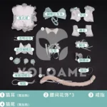 【三分妄想】原神 リネット (Ver.2) コスプレ衣装 | 公式正規品 1/3Delusion セット set