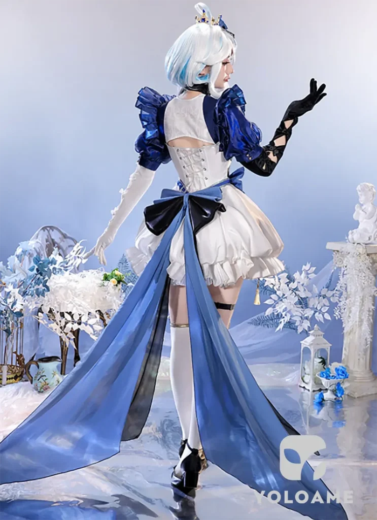 【三分妄想】原神 フリーナ コスプレ衣装 Furina 水色アリス　同人衣装 コスチューム 1/3Delusion 詳細2
