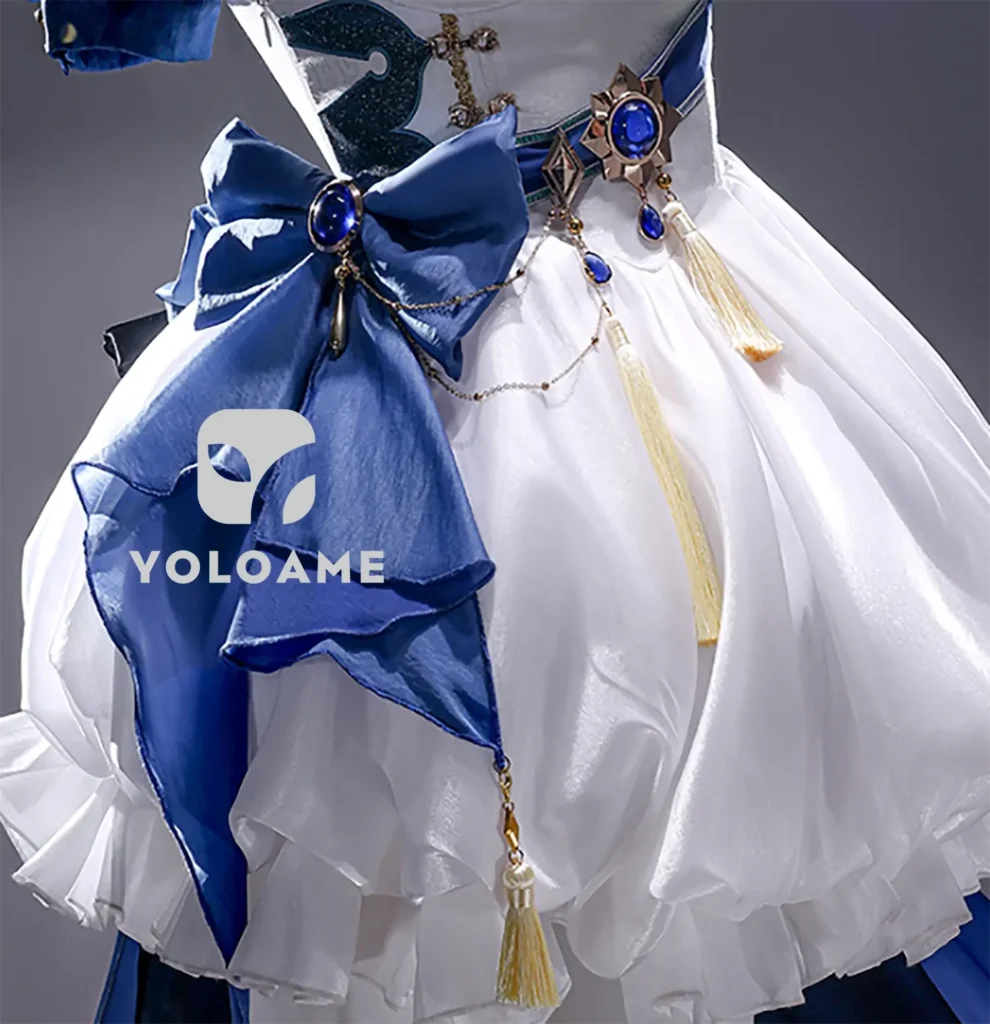 【三分妄想】原神 フリーナ コスプレ衣装 Furina 水色アリス　同人衣装 コスチューム 1/3Delusion 詳細11