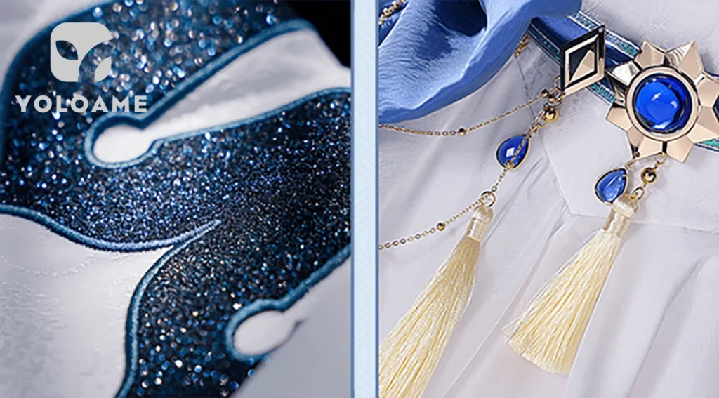 【三分妄想】原神 フリーナ コスプレ衣装 Furina 水色アリス　同人衣装 コスチューム 1/3Delusion 詳細10