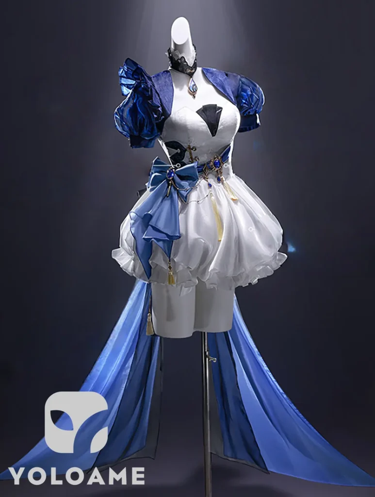 【三分妄想】原神 フリーナ コスプレ衣装 Furina 水色アリス　同人衣装 コスチューム 1/3Delusion 詳細4