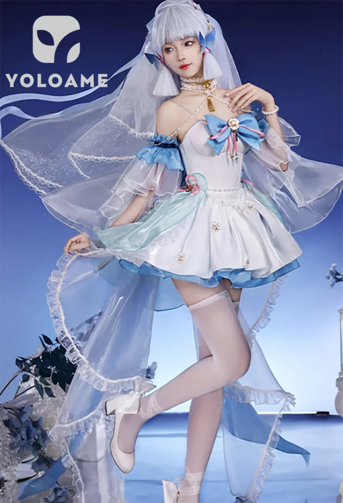 【三分妄想】原神 神里綾華 (Ver.2) コスプレ衣装 | 公式正規品 1/3Delusion 詳細1