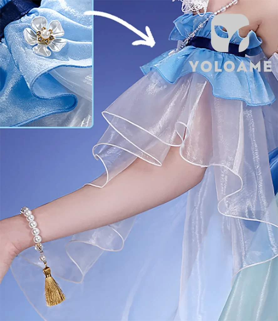 【三分妄想】原神 神里綾華 (Ver.2) コスプレ衣装 | 公式正規品 1/3Delusion 詳細11