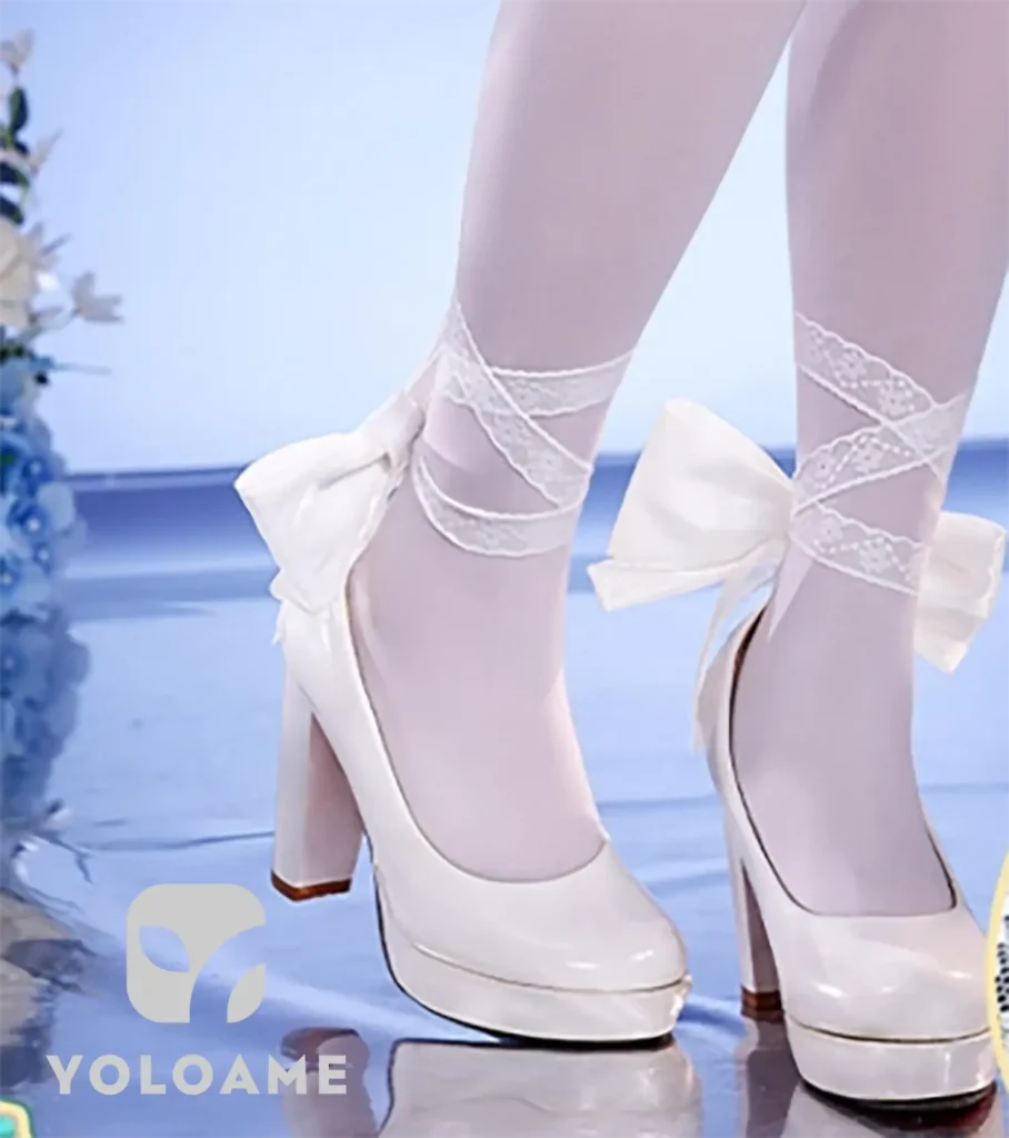 【三分妄想】原神 神里綾華 (Ver.2) コスプレ衣装 | 公式正規品 1/3Delusion 靴 shoes