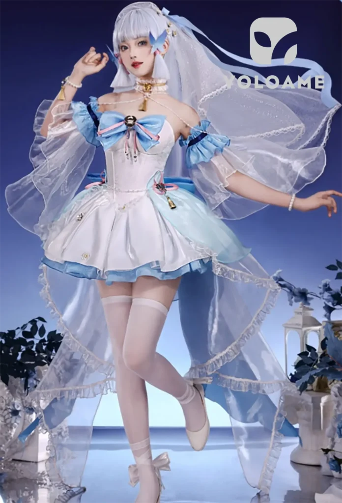 【三分妄想】原神 神里綾華 (Ver.2) コスプレ衣装 | 公式正規品 1/3Delusion 詳細2