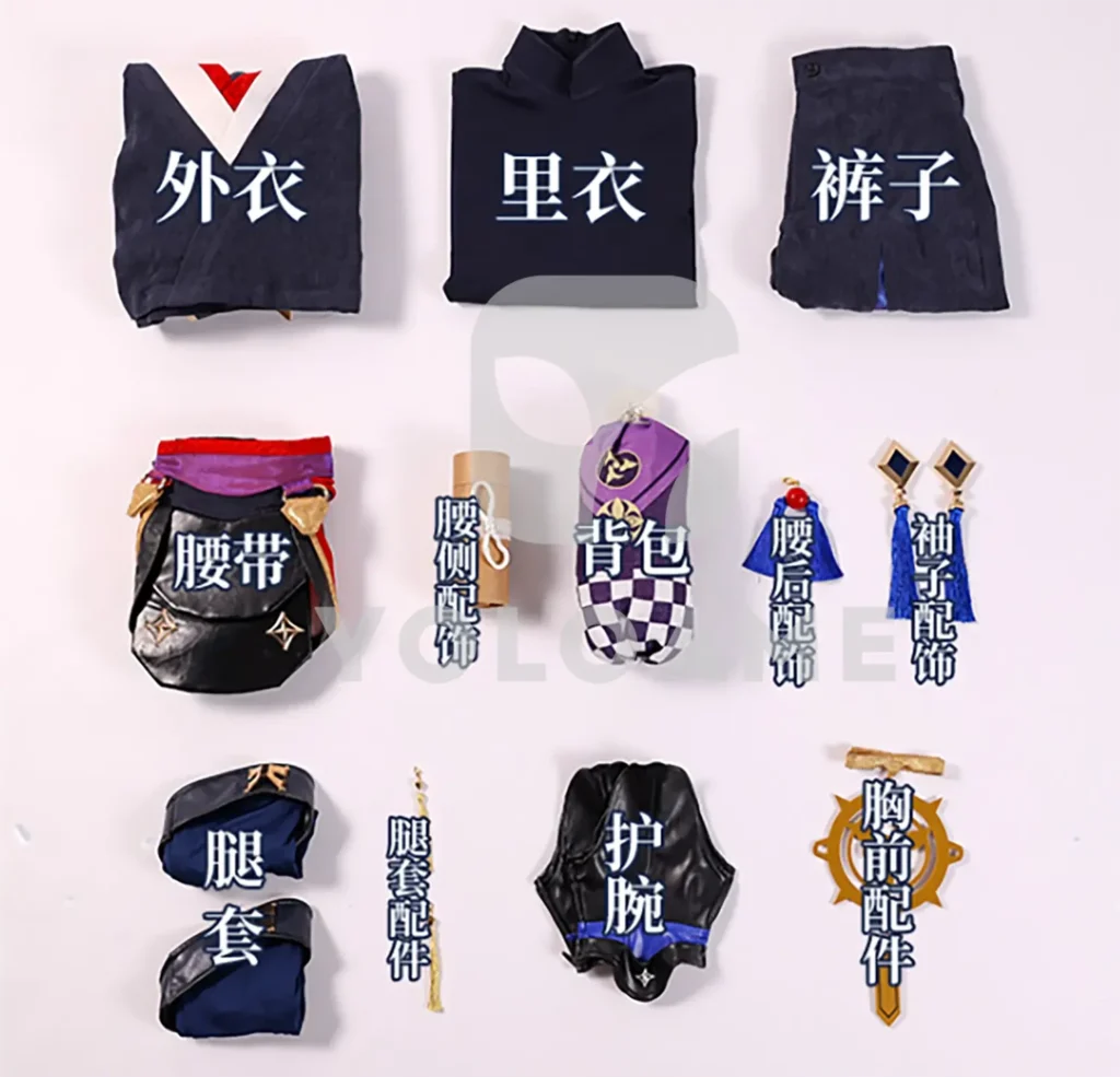 【三分妄想】原神 スカラマシュ (Ver.3) コスプレ衣装 | 公式正規品 1/3Delusion セット set