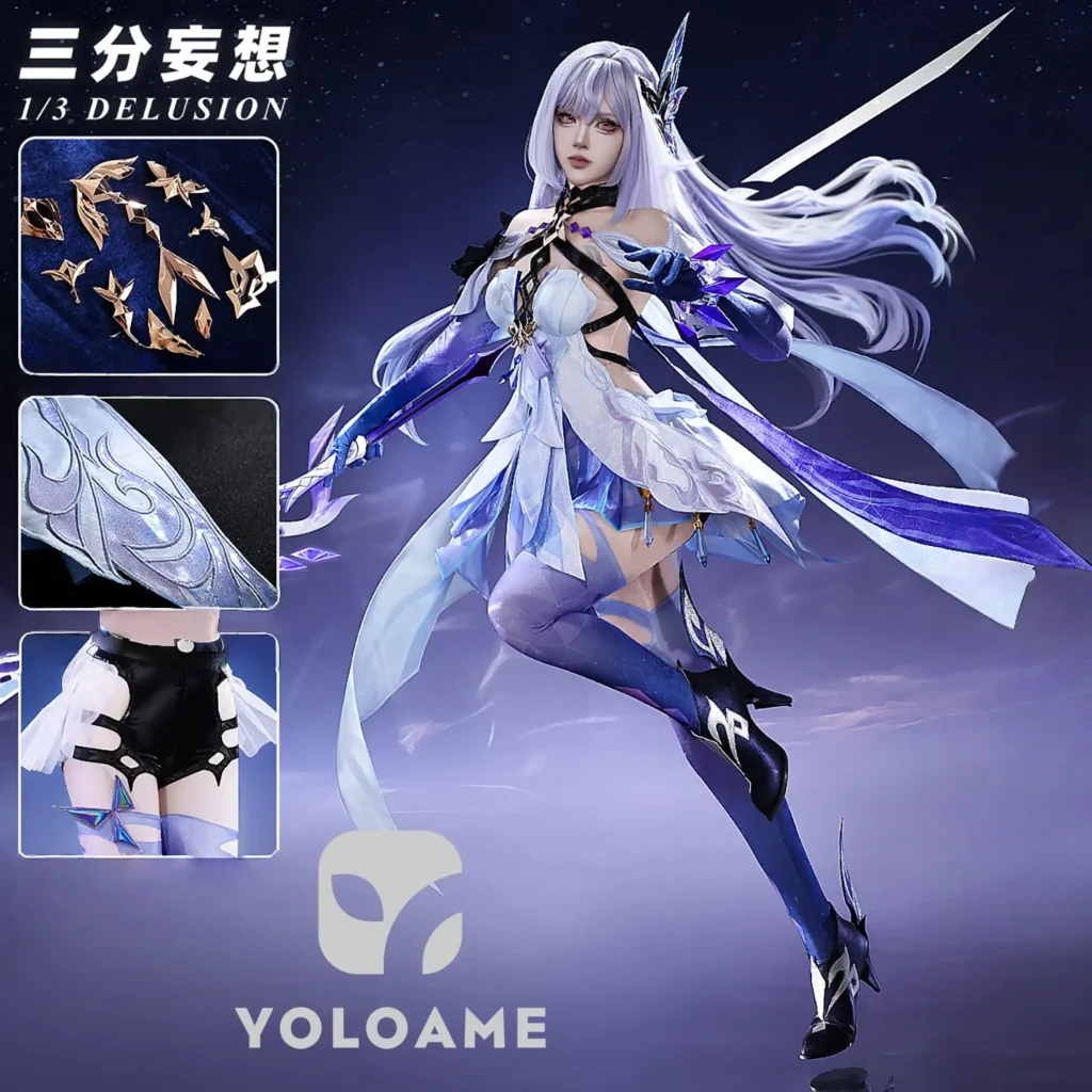 【三分妄想】原神 スカーク コスプレ衣装 | 公式正規品 1/3Delusion