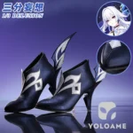 【三分妄想】原神 スカーク コスプレ衣装 | 公式正規 1/3Delusion 靴　shoes