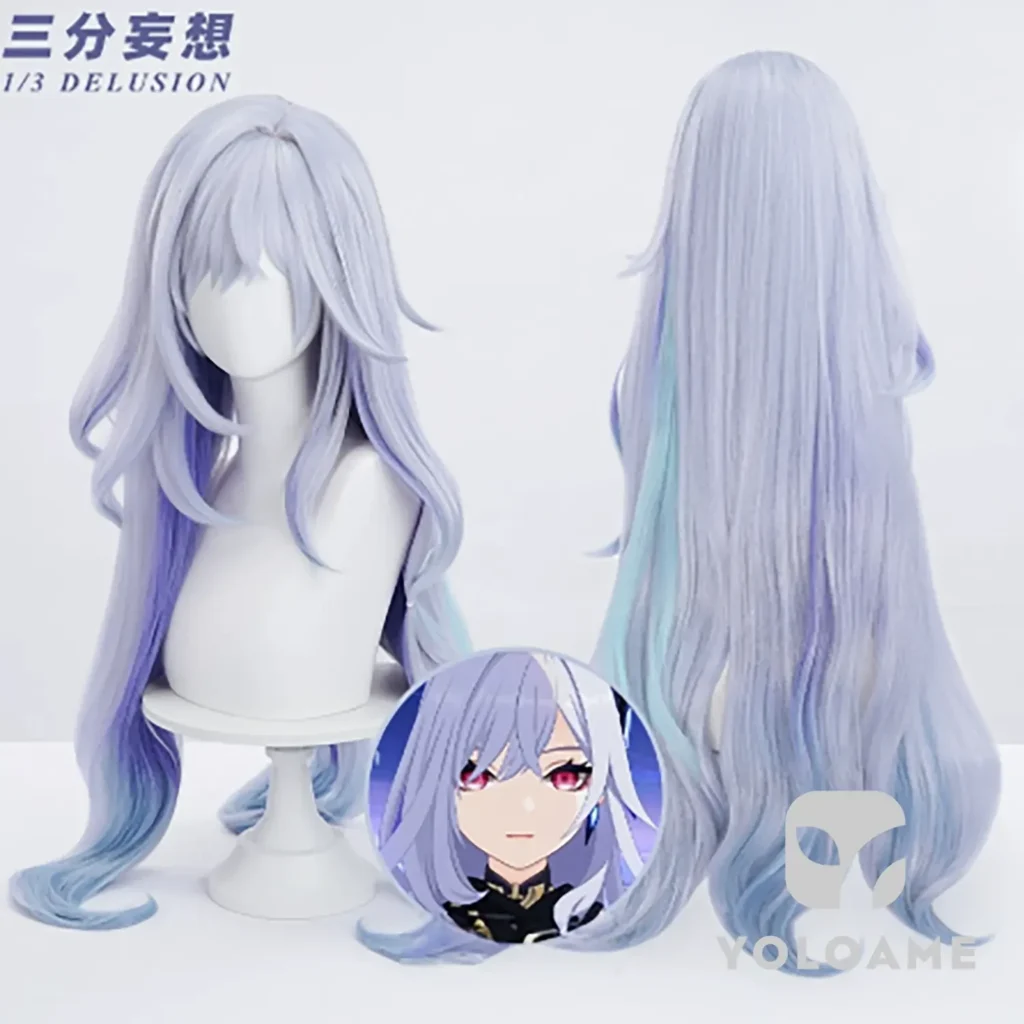 【三分妄想】原神 スカーク コスプレ衣装 | 公式正規 1/3Delusion ウィッグ　wig