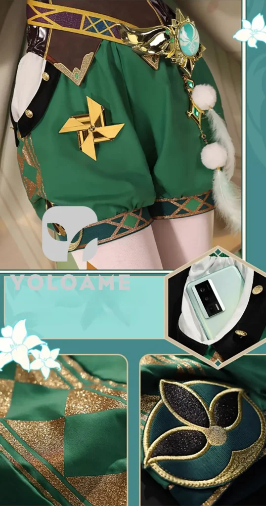【三分妄想】原神 ウェンティ コスプレ衣装 | 公式正規品 1/3Delusion 詳細9