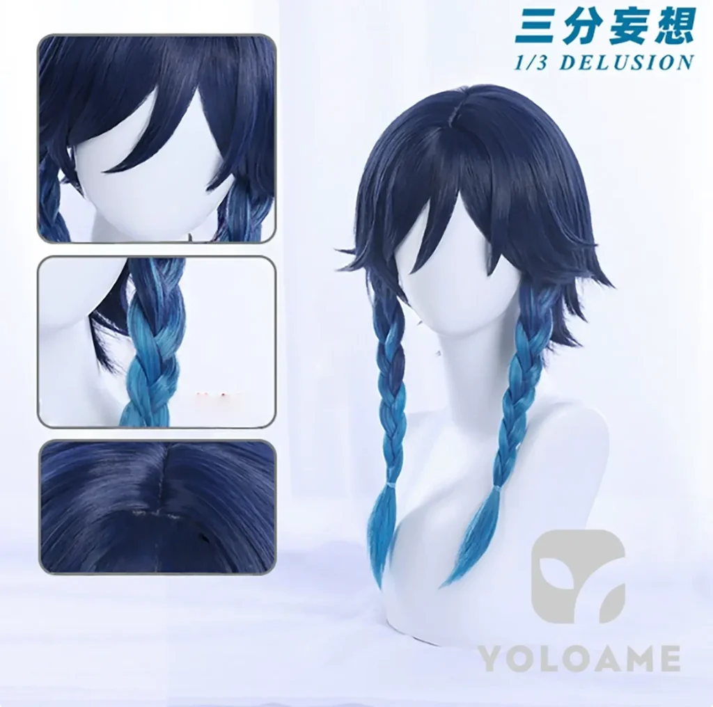 【三分妄想】原神 ウェンティ コスプレ衣装 | 公式正規品 1/3Delusion ウィッグ wig