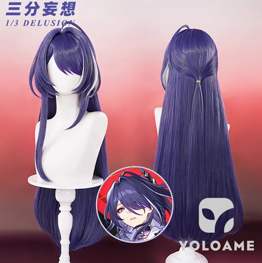 【三分妄想】崩壊スターレイル 黄泉 コスプレ衣装 | 公式正規品 1/3Delusion ウィッグ wig