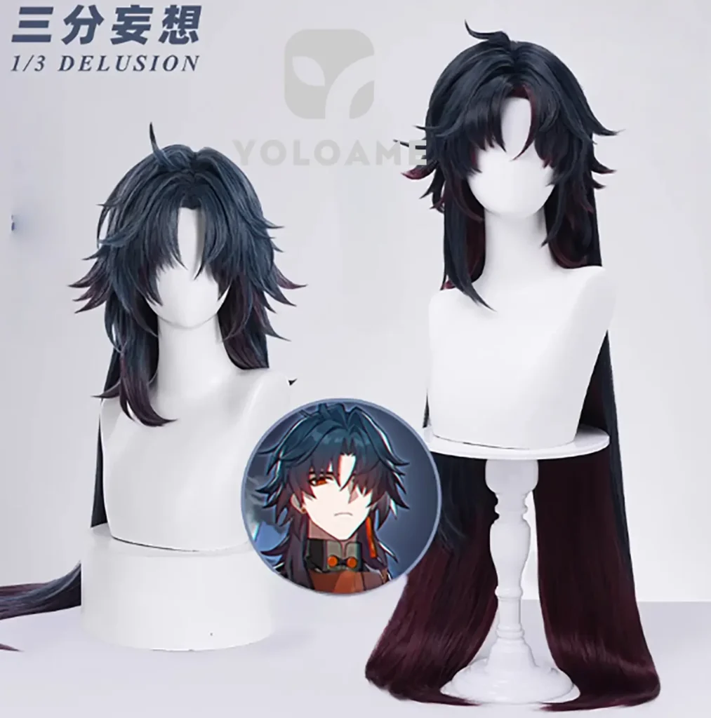 【三分妄想】崩壊スターレイル 刃 コスプレ衣装 | 公式正規品 1/3Delusion ウィッグ wig