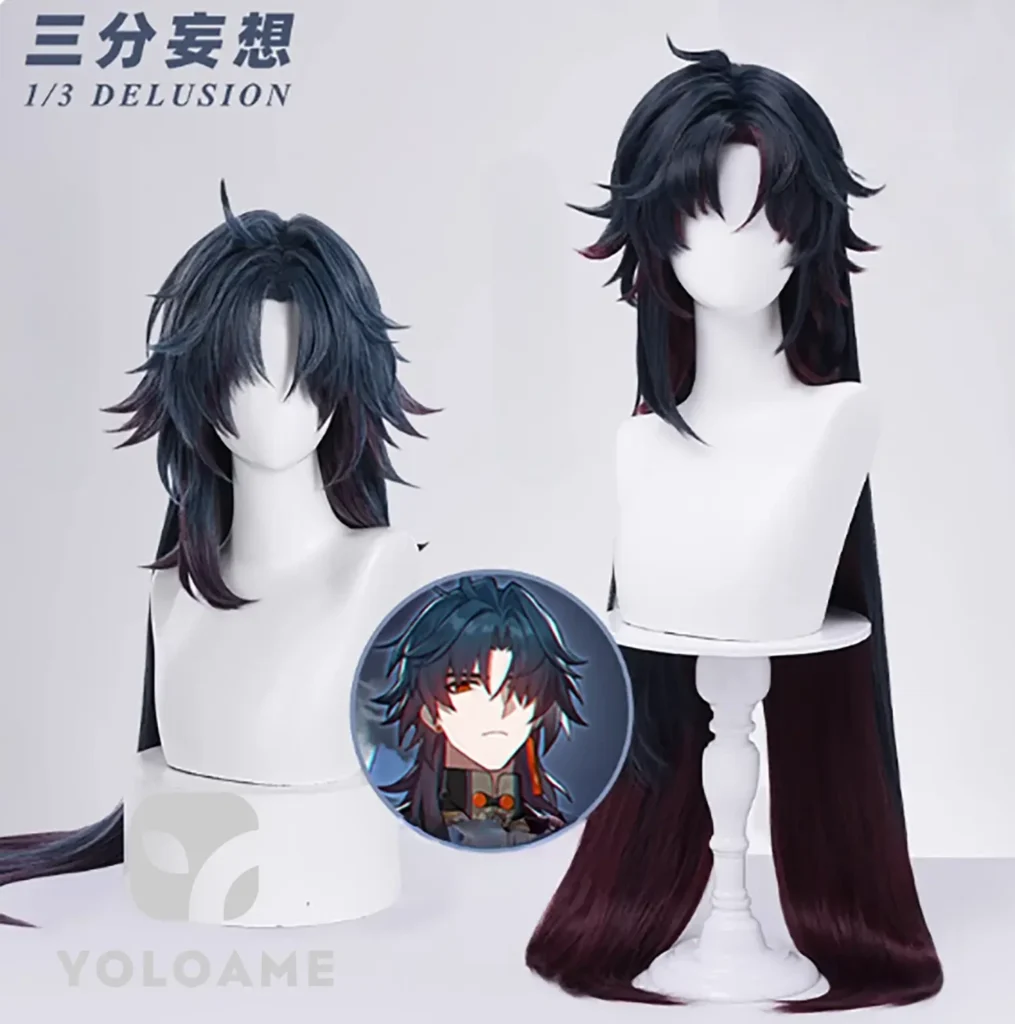 【三分妄想】崩壊スターレイル 刃 コスプレ衣装 | 公式正規品 1/3Delusion ウィッグ wig