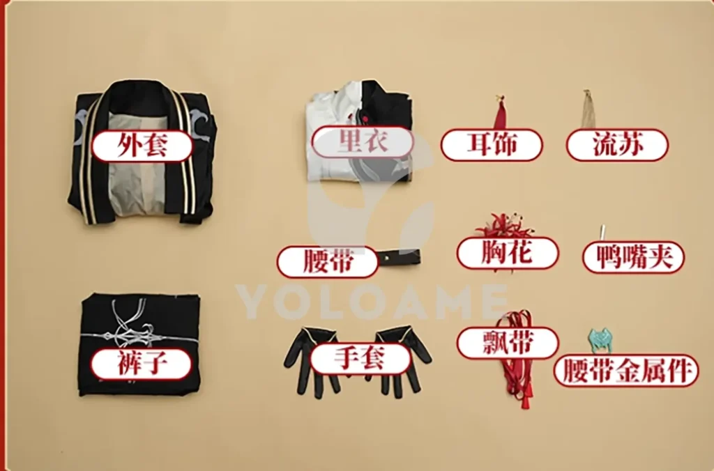 【三分妄想】崩壊スターレイル 刃 コスプレ衣装 | 公式正規品 1/3Delusionセット set