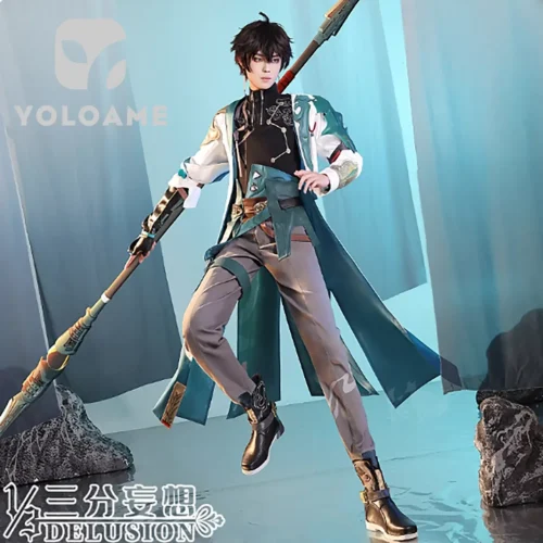 honkai-star-rail-dan-heng-cosplay-outfit-front 【三分妄想】崩壊スターレイル 丹恒 コスプレ衣装 | 公式正規品 1/3Delusion
