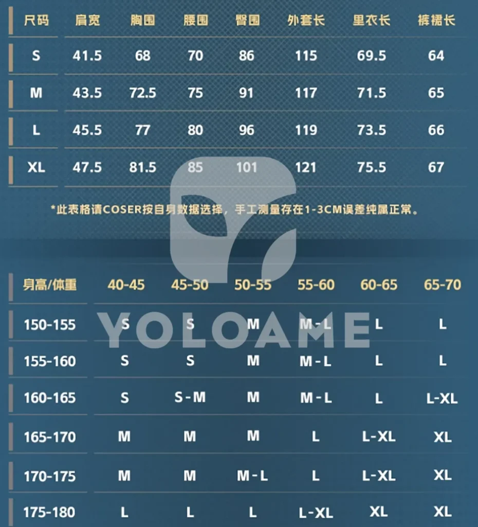 【三分妄想】崩壊スターレイル 飛霄 コスプレ衣装 | 公式正規品 1/3Delusion サイズ size