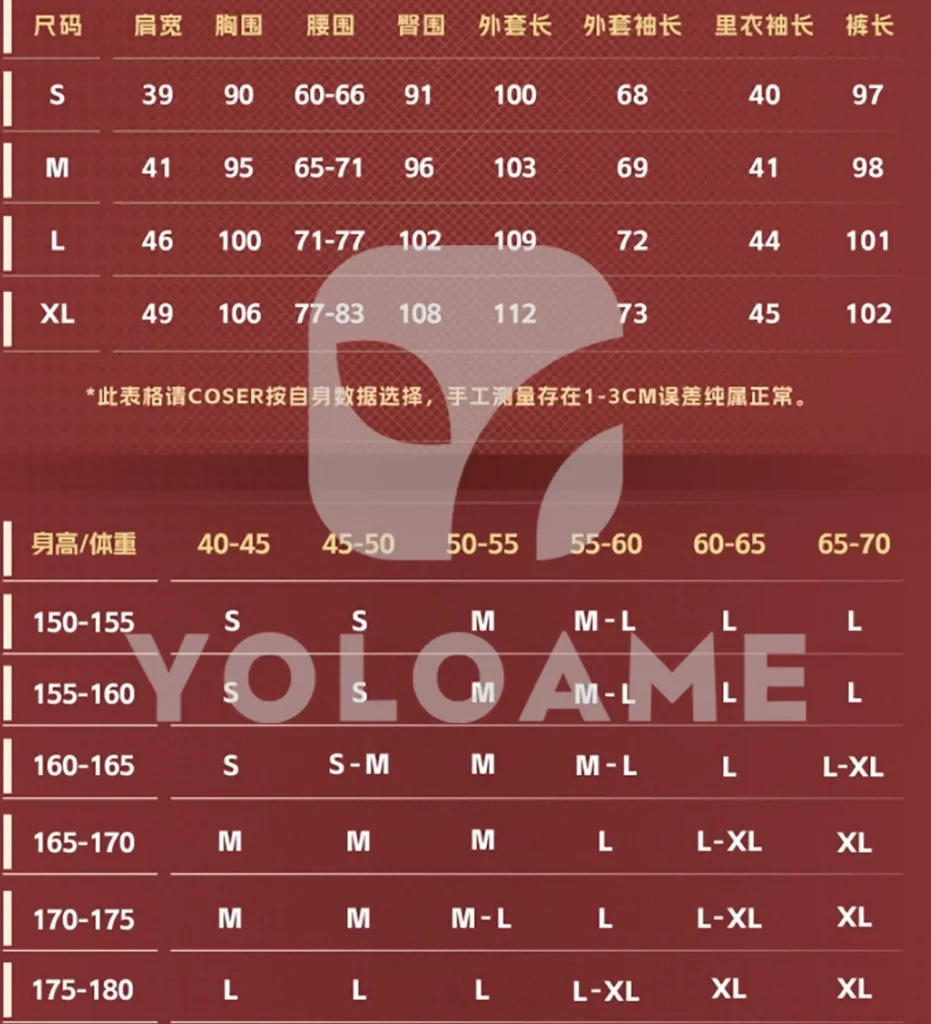 【三分妄想】崩壊スターレイル 椒丘 コスプレ衣装 | 公式正規品 1/3Delusion サイズ size